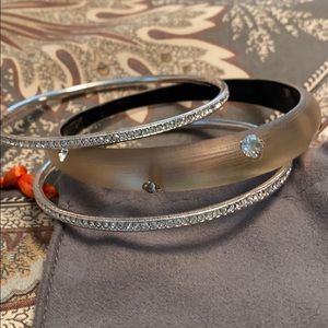 Alexis Bittar Lucite & 2 Nordstrom Crystal Bangles